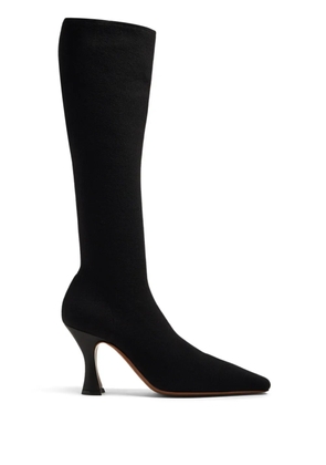 NEOUS Ran 80mm stretch-knit boots - Black
