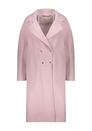 Herno double-breasted long coat - Pink