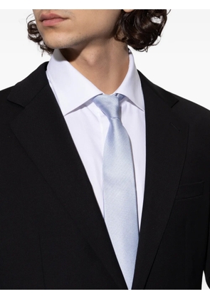 TOM FORD textured tie - Blue