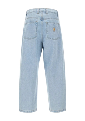 Carhartt WIP five-pocket logo-patch jeans - Blue