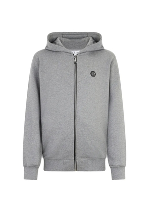 Philipp Plein zip-up hoodie - Grey