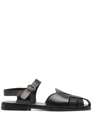 Lidfort leather sandals - Black