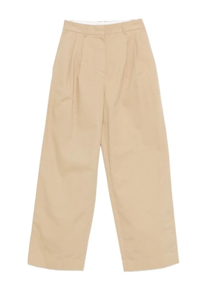 DUNST pleated-front trousers - Neutrals