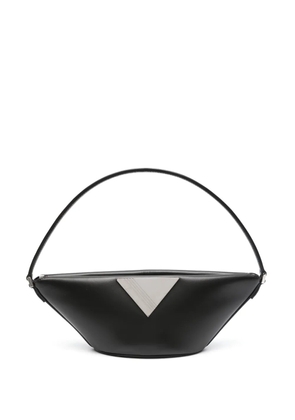 The Attico Piccola leather shoulder bag - Black