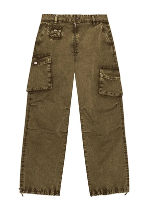 GANNI cargo trousers - Green
