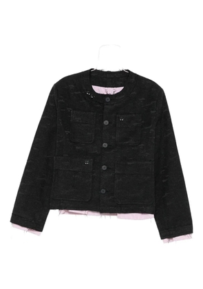 Charles Jeffrey Loverboy button-up fitted jacket - Grey