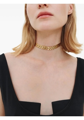 Bevza flat spikelet choker - Gold