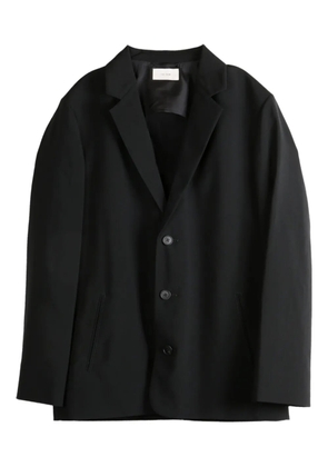 The Row Albert three-button notch-lapel jacket - Black