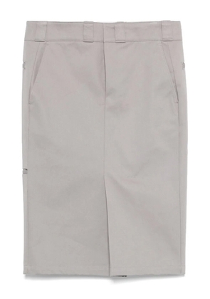 Maison Margiela cotton midi skirt - Grey