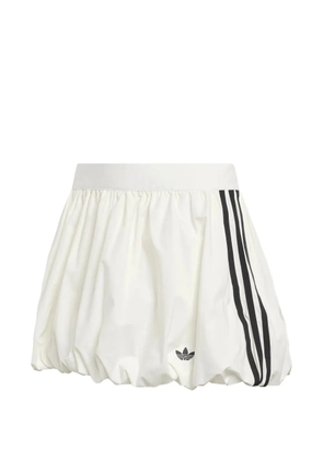 adidas stripe balloon skirt - White