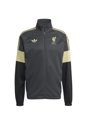 adidas Liverpool FC zip striped sweatshirt - Grey