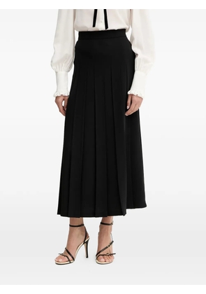 LUISA SPAGNOLI pleated midi skirt - Black