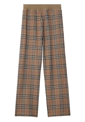 Burberry Check track pants - Neutrals