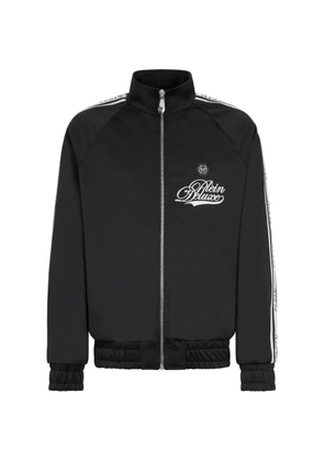 Philipp Plein stripe deluxe signature jacket - Black