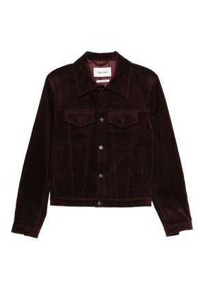 TONYWACK buttoned corduroy jacket - Red