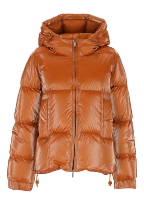 K-Way hooded padded jacket - Orange
