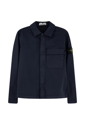 Stone Island chest-pocket shirt jacket - Blue