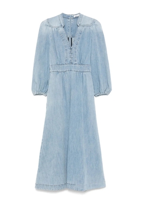 ZIMMERMANN V-neck denim dress - Blue