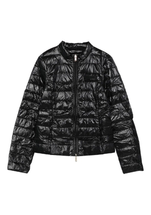 Patrizia Pepe quilted zip-front jacket - Black