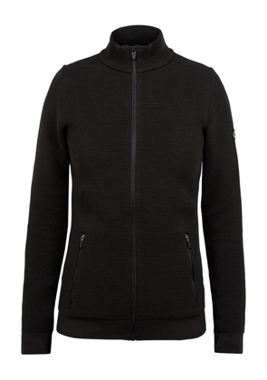 NEWLAND ribbed zip-up jacket - Black