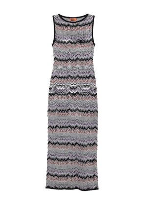 Missoni zigzag-pattern dress - Black