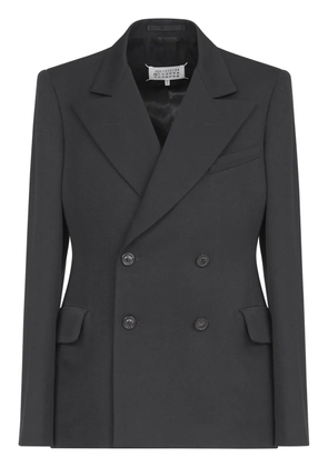Maison Margiela four-stitch wool blazer - Black