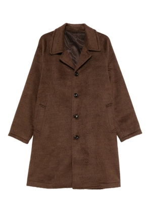 LUIGI BIANCHI MANTOVA wool coat - MARRONE
