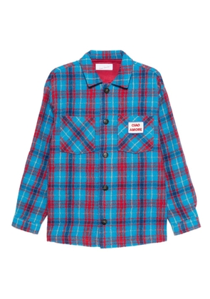 Giada Benincasa checked virgin-wool jacket - Blue