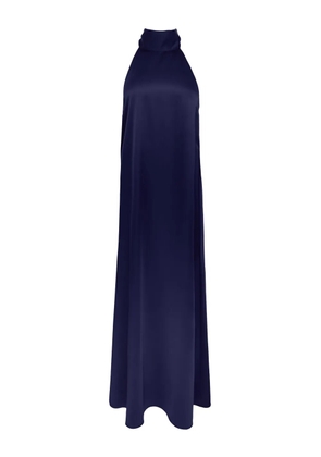 AZEEZA Meera high-neck midi dress - Blue
