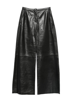 STAND STUDIO panelled leather trousers - Black