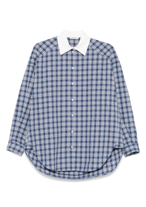 SANDRO crystal-embellished shirt - Blue