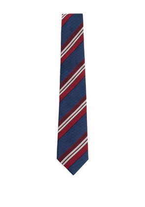 Valentino Garavani Valentie striped silk tie - Blue