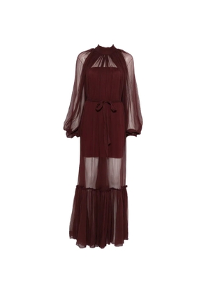 Atu Body Couture ruffled tie maxi dress - Red