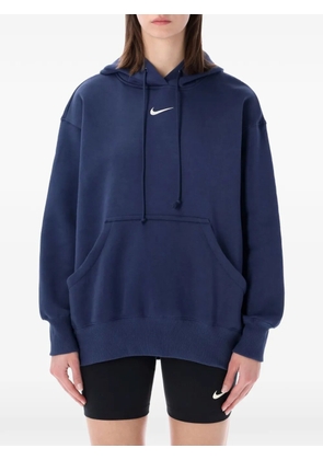 Nike logo-print hoodie - Blue
