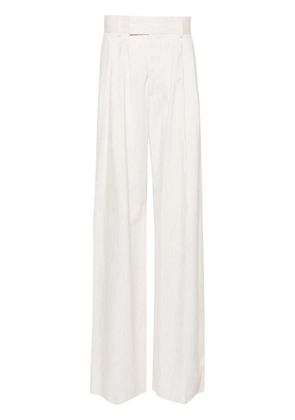 AMIRI high-waist wide-leg trousers - Neutrals