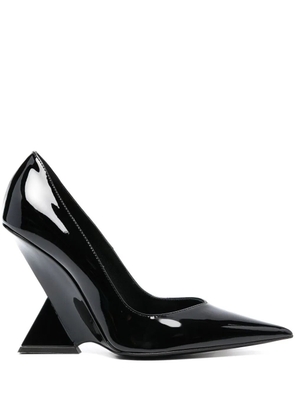 The Attico Cheope 105mm pointed-toe pumps - Black