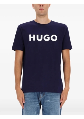 HUGO logo-detail T-shirt - Blue