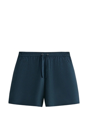 KITH Cedar monogram silk running shorts - Blue