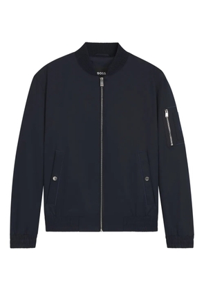 BOSS zip-up bomber jacket - Blue