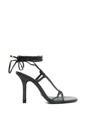 Patrizia Pepe New Square heeled sandals - Black