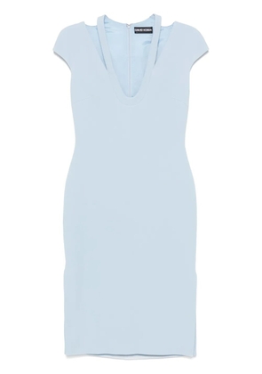 David Koma cady midi dress - Blue