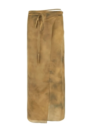 Sportmax silk midi skirt - Neutrals