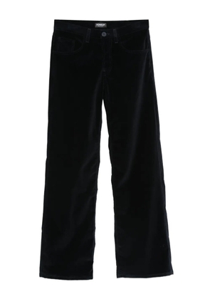DONDUP velvet straight-leg trousers - Blue