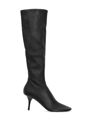 Acne Studios slouchy leather boots - Black