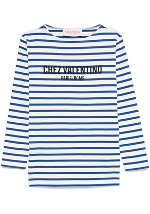 Valentino Garavani striped T-shirt - Blue