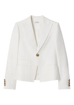 Burberry single-breasted blazer - White