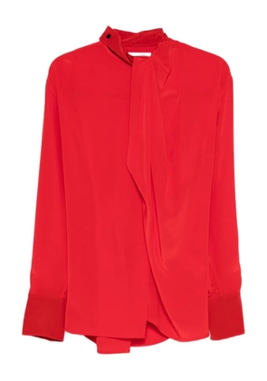 Victoria Beckham tie-neck blouse - Red