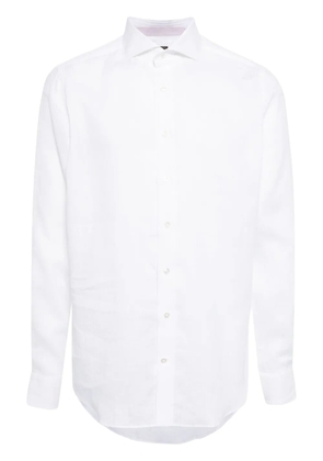 N.Peal Megeve linen shirt - White
