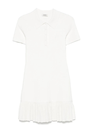 SANDRO jersey mini dress - White