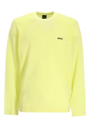BOSS crew-neck sweater - Yellow